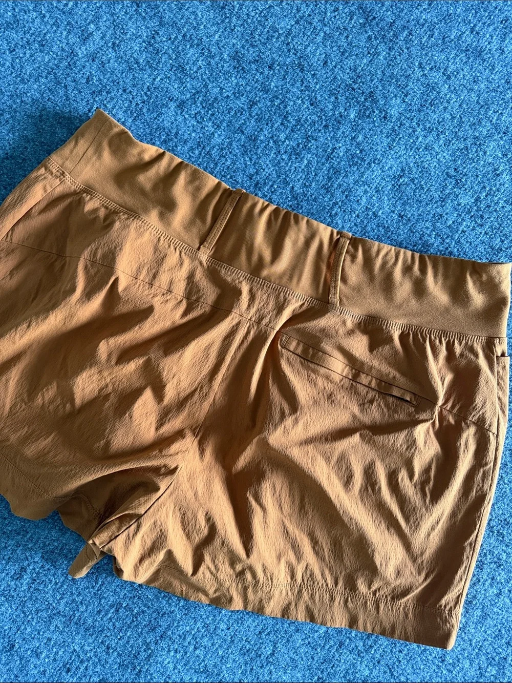Athleta Trekkie North Short Size 18 Cognac Brown Active Outdoor
